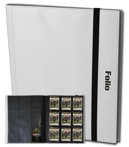 BCW FOLIO Album för 360 st kort - Vit (1 st)