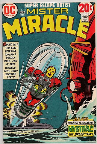 Mister Miracle # 12 FN- Tullstämpel/Jack Kirby