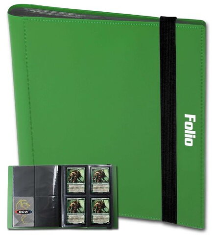 BCW FOLIO Album för 160 st kort - Grön (1 st)