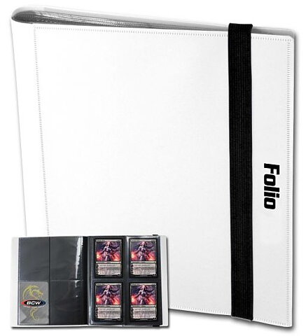 BCW FOLIO Album för 160 st kort - Vit (1 st)