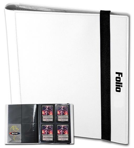 BCW FOLIO Album för 160 st kort - Vit (1 st)
