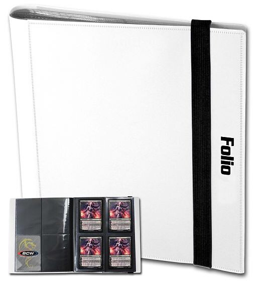 BCW FOLIO Album för 160 st kort - Vit (1 st)