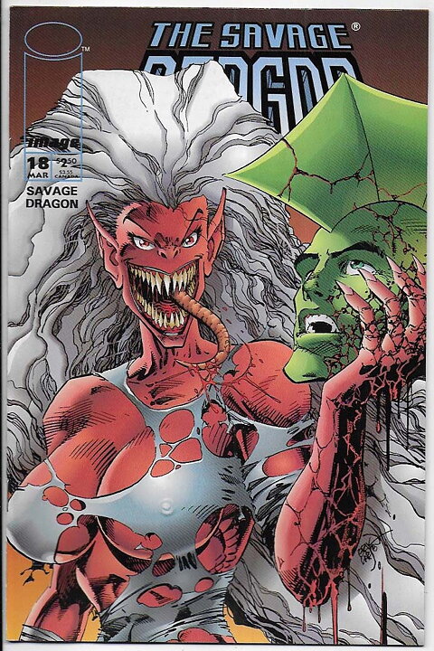 Savage Dragon # 18 VF/NM