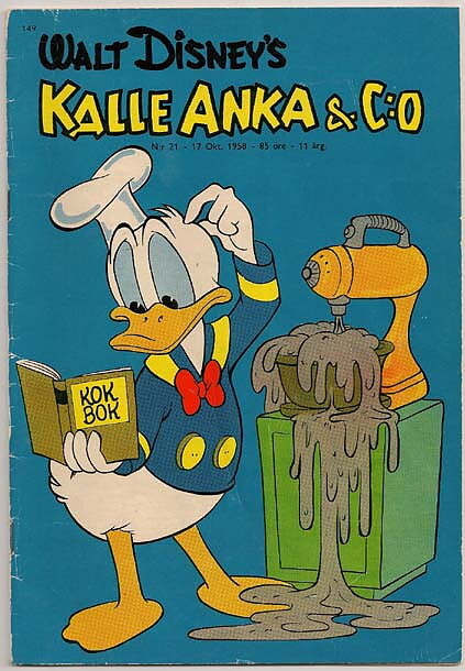 Kalle Anka & C:O 1958 Nr 21 VG