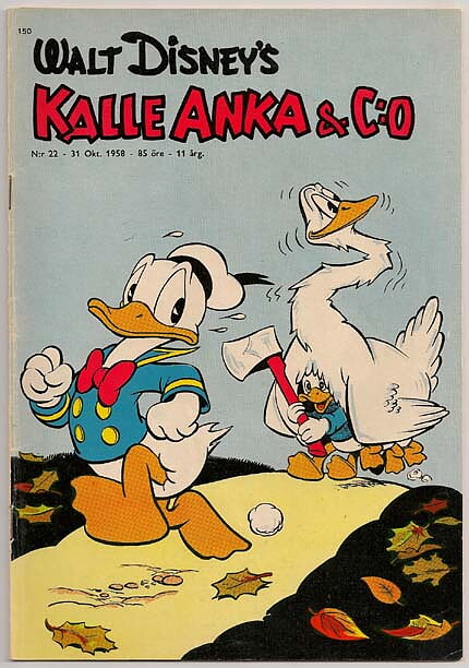 Kalle Anka & C:O 1958 Nr 22 VG/FN
