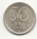50 öre 1950 1+/01