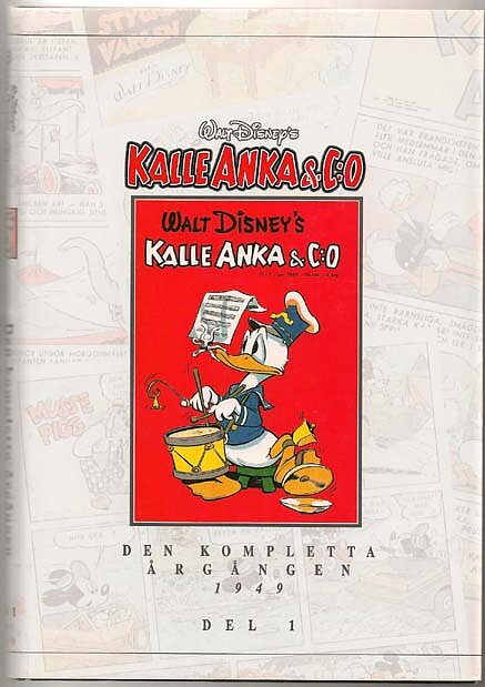 Kalle Anka & C:O Den Kompletta Årgången 1949 Del 1 VF-NM Ny Oläst/Inbunden/1:a Upplaga