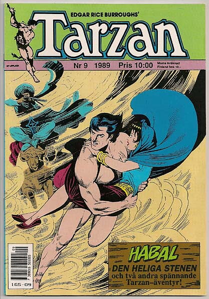 Tarzan 1989 Nr 9 VF-NM Ny Oläst