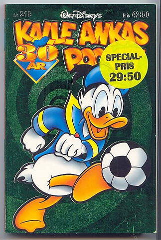 Kalle Ankas Pocket Nr 219 FN/VF 1:a Upplaga