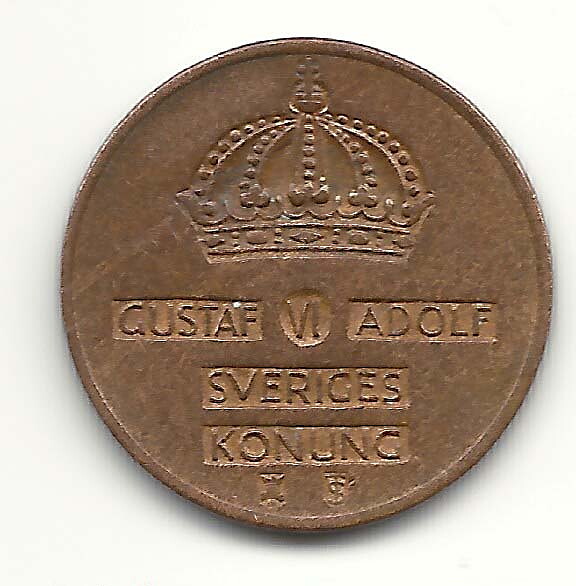 2 öre 1959 klump i 2:an 1+
