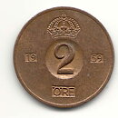 2 öre 1959 klump i 2:an 1+