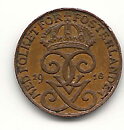 1 öre 1916 kort 6:a 1+
