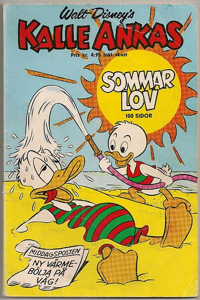 Kalle Ankas Sommarlov 1969 GD/VG Ifyllda Uppgifter