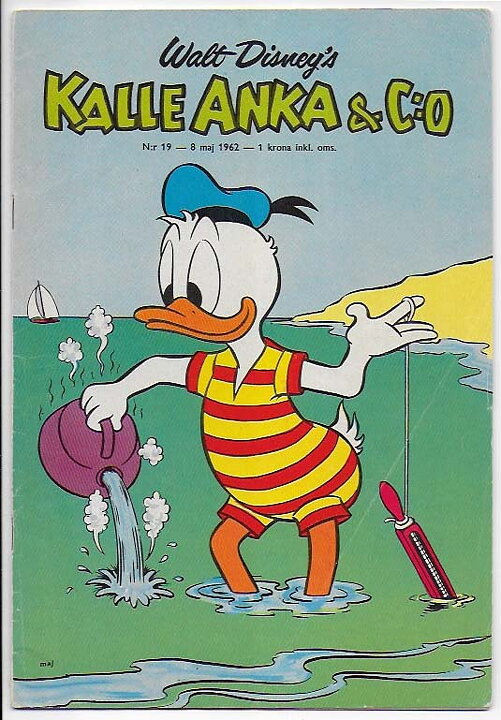 Kalle Anka & C:O 1962 Nr 19 VG