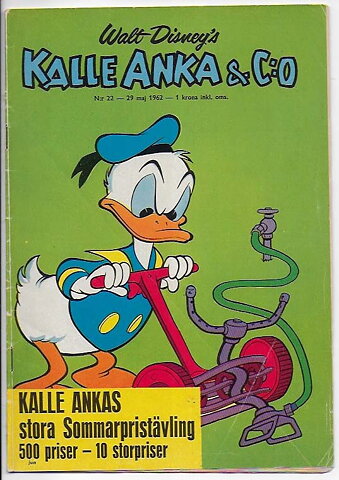 Kalle Anka & C:O 1962 Nr 22 GD/VG