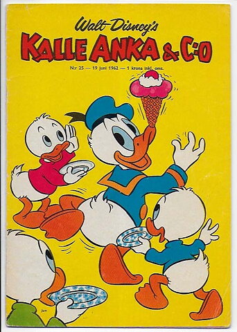 Kalle Anka & C:O 1962 Nr 25 GD/VG