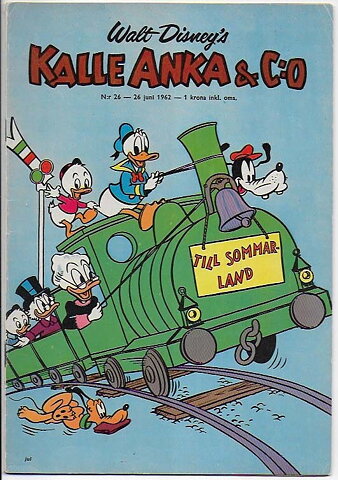 Kalle Anka & C:O 1962 Nr 26 VG