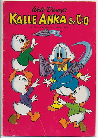 Kalle Anka & C:O 1962 Nr 27 VG