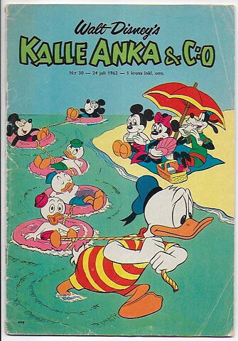 Kalle Anka & C:O 1962 Nr 30 GD