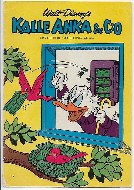 Kalle Anka & C:O 1962 Nr 38 GD/VG