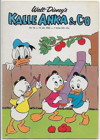 Kalle Anka & C:O 1962 Nr 42 VG