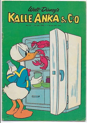 Kalle Anka & C:O 1962 Nr 43 VG