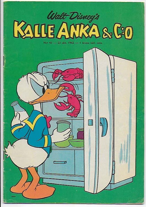 Kalle Anka & C:O 1962 Nr 43 VG