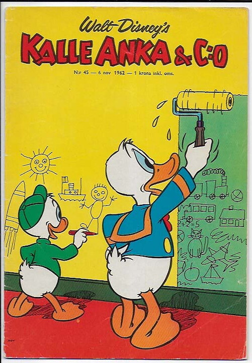Kalle Anka & C:O 1962 Nr 45 VG