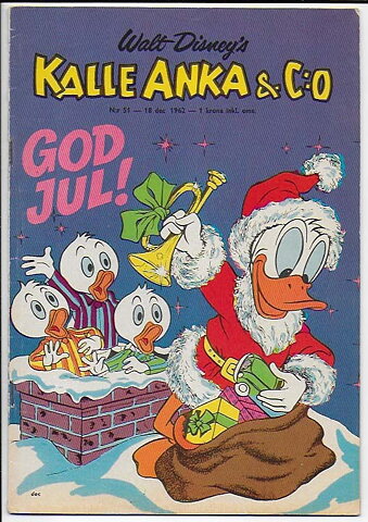 Kalle Anka & C:O 1962 Nr 51 VG