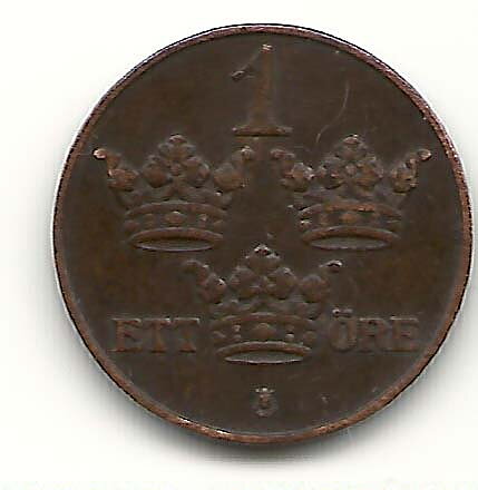 1 öre 1913 1/1+