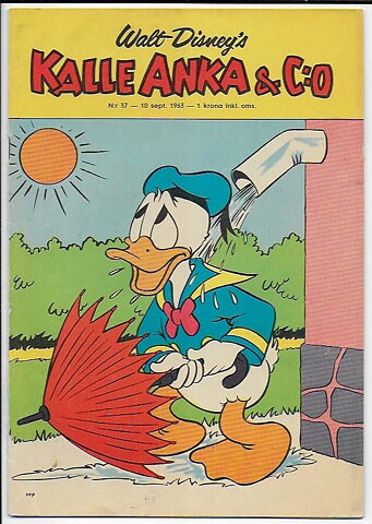 Kalle Anka & C:O 1963 Nr 37 VG