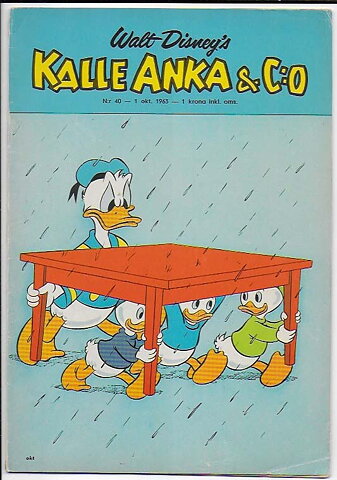 Kalle Anka & C:O 1963 Nr 40 VG