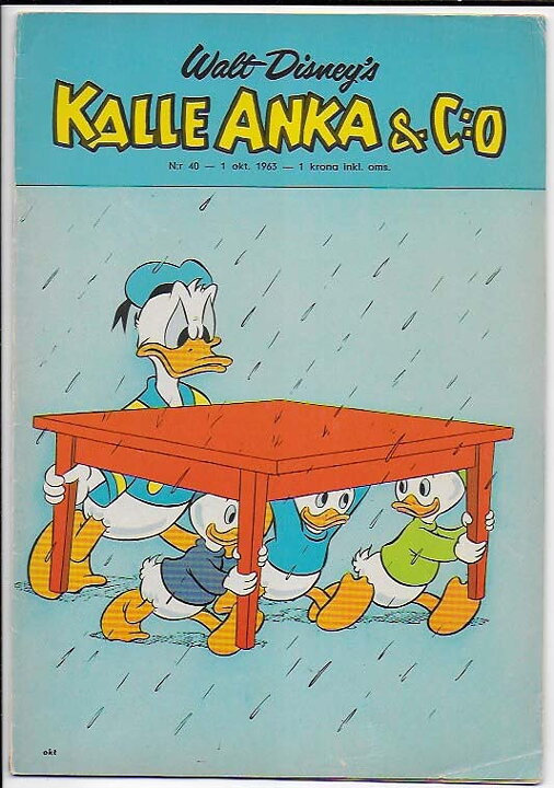 Kalle Anka & C:O 1963 Nr 40 VG