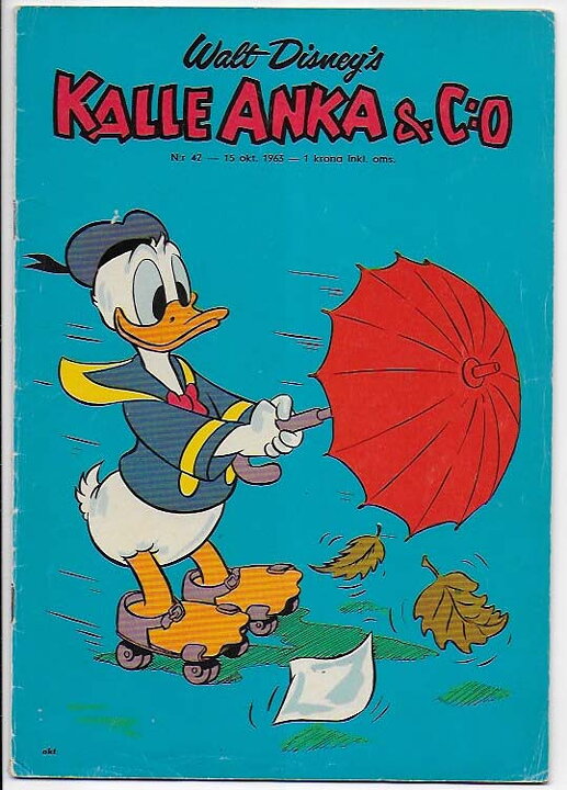 Kalle Anka & C:O 1963 Nr 42 VG-