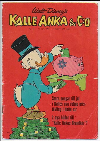 Kalle Anka & C:O 1963 Nr 46 GD/VG