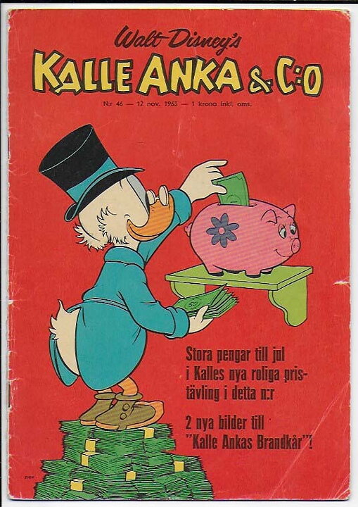 Kalle Anka & C:O 1963 Nr 46 GD/VG