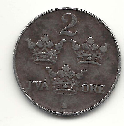 2 öre 1918 järn 1?/1
