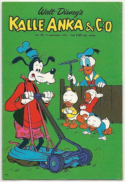 Kalle Anka & C:O 1971 Nr 36 FN-