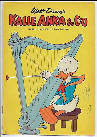 Kalle Anka & C:O 1963 Nr 52 VG Klotter