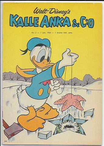 Kalle Anka & C:O 1964 Nr 2 VG/FN