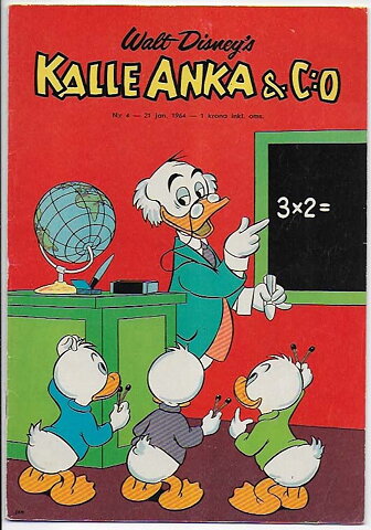 Kalle Anka & C:O 1964 Nr 4 VG