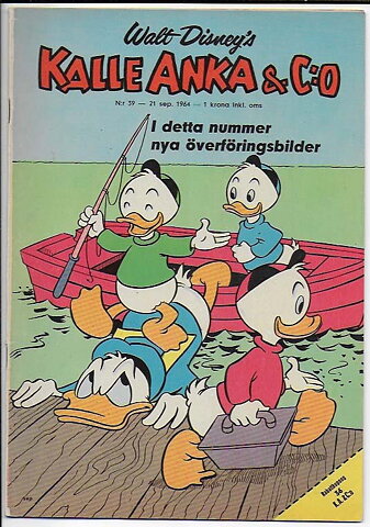 Kalle Anka & C:O 1964 Nr 39 VG/FN
