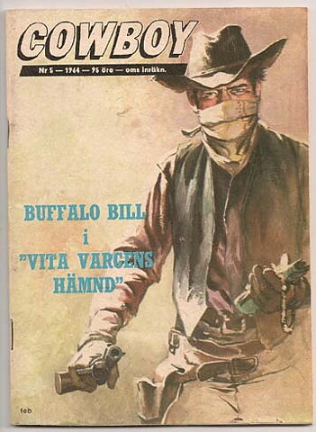 Cowboy 1964 Nr 5 FN/VF Namnstämpel