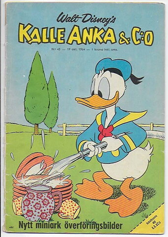 Kalle Anka & C:O 1964 Nr 43 GD