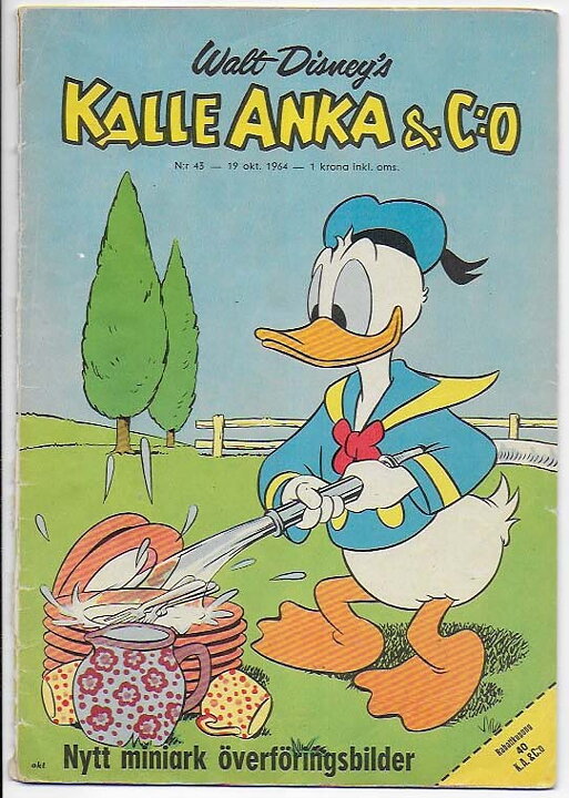 Kalle Anka & C:O 1964 Nr 43 GD