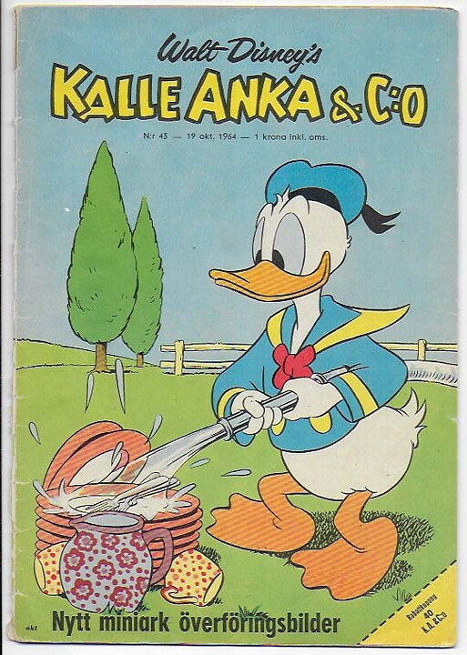 Kalle Anka & C:O 1964 Nr 43 GD