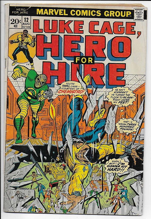 Hero For Hire # 12 VG-