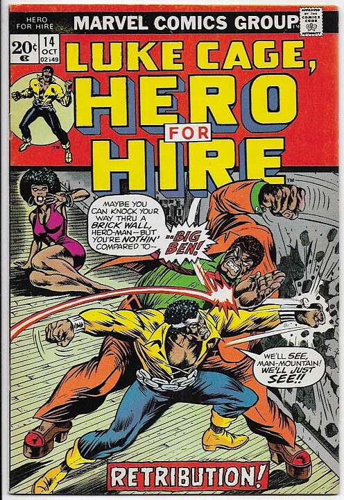 Hero For Hire # 14 VF+