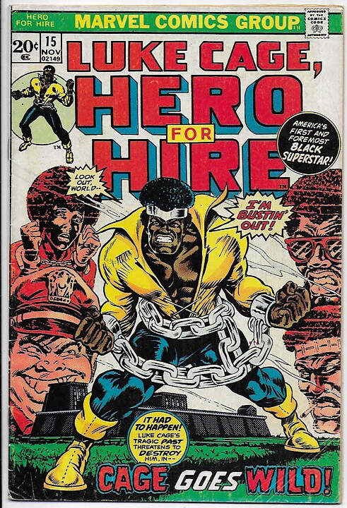 Hero For Hire # 15 VG