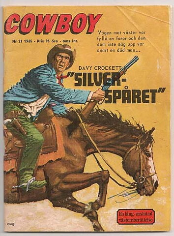 Cowboy 1965 Nr 21 GD/VG Litet Klotter
